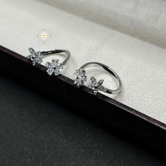 Sterling Silver Sparkling Shine Toe Ring