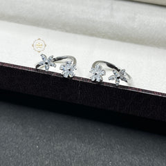 Sterling Silver Sparkling Shine Toe Ring