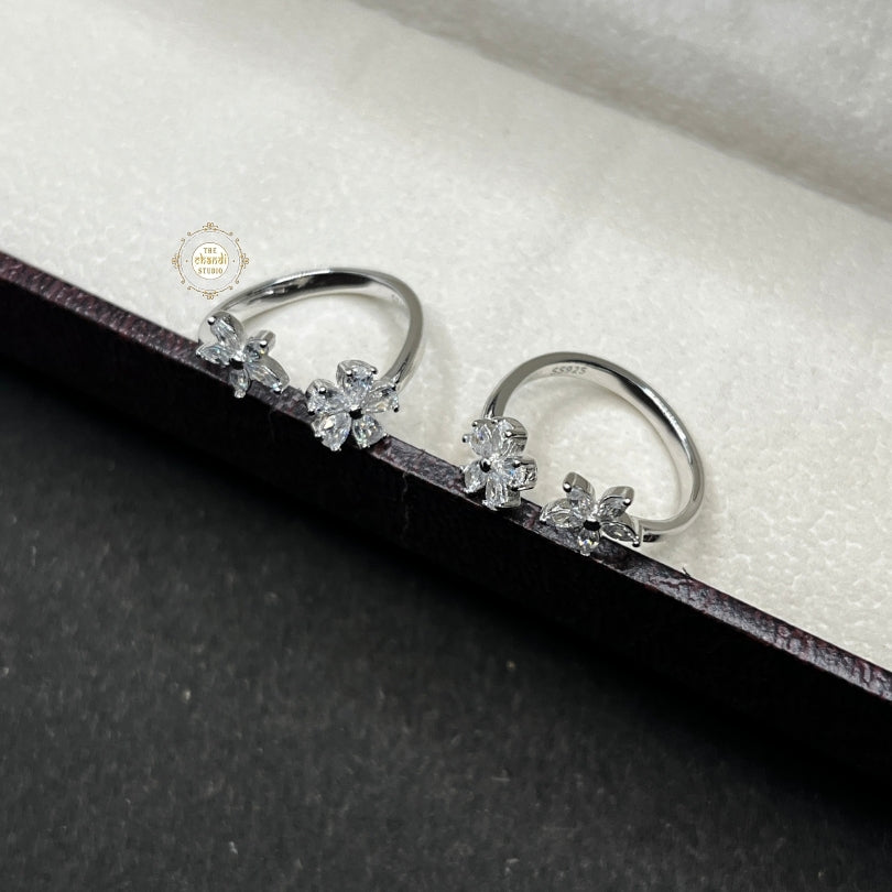 Sterling Silver Sparkling Shine Toe Ring