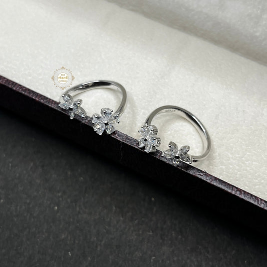 Sterling Silver Sparkling Shine Toe Ring