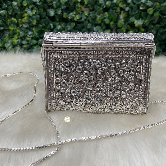 Silver purse price sale