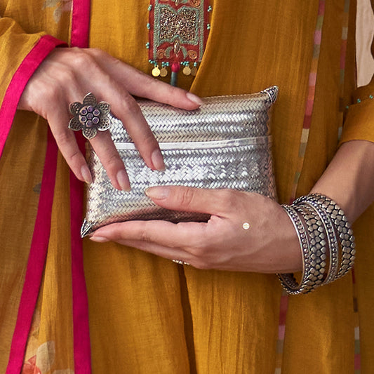 Rajwada Chatai Box Purse