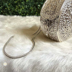 Sterling Silver Celeste Round Purse