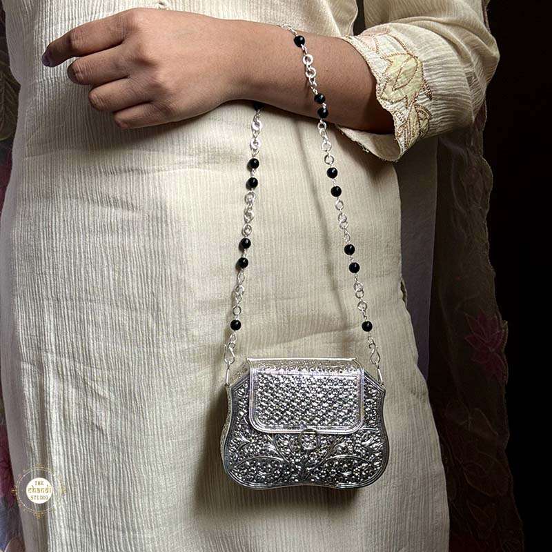 Sterling Silver Bloom Purse