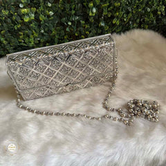 Sterling Silver Shahi Jaal Silver Purse