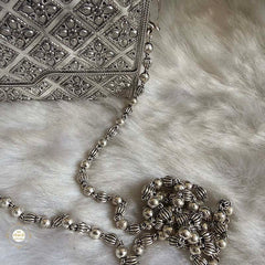 Sterling Silver Shahi Jaal Silver Purse