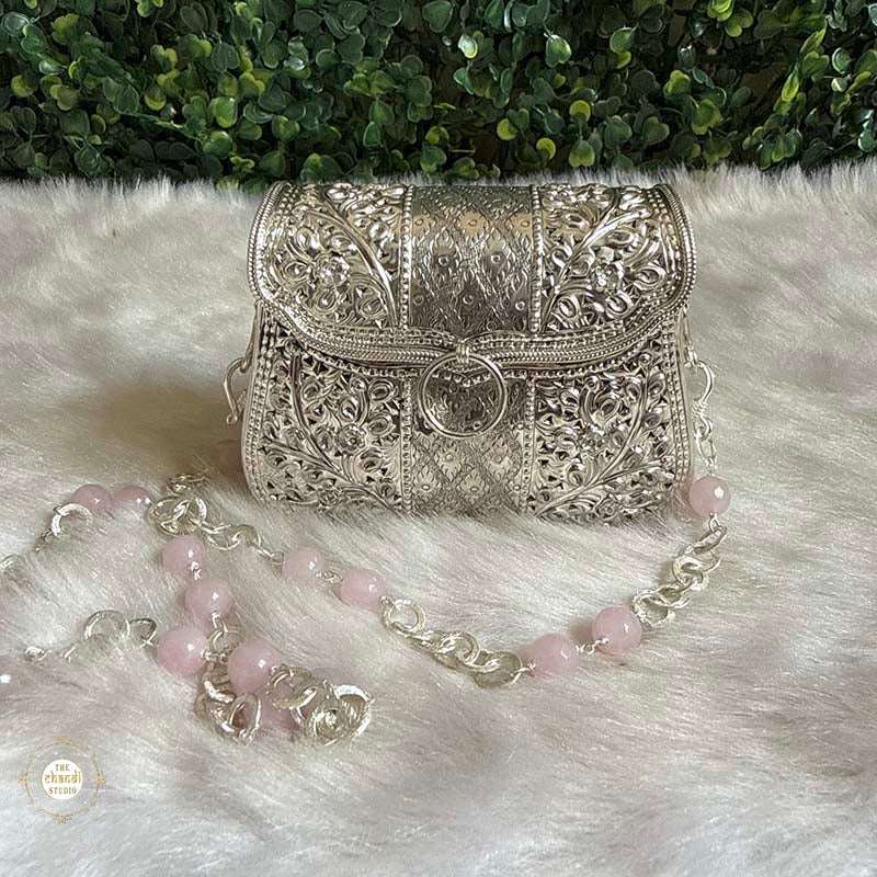 Sterling Silver Shahi Bel Jaal Purse