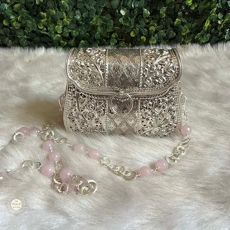 Sterling Silver Shahi Bel Jaal Purse