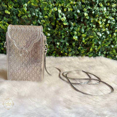Shop Silver Maharani Heritage Sling Purse For Women