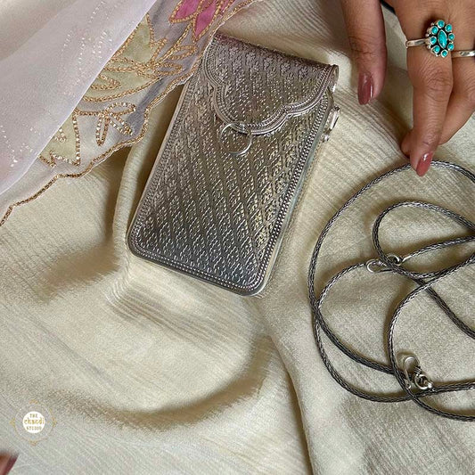 Sterling Silver Maharani Heritage Sling Purse