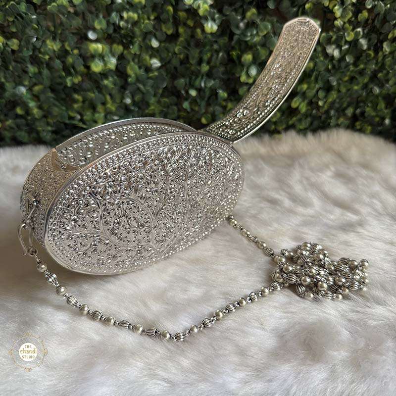 Sterling Silver Vintage Rajsi Garden Purse