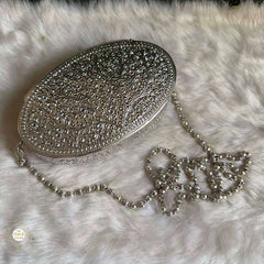 Sterling Silver Vintage Rajsi Garden Purse