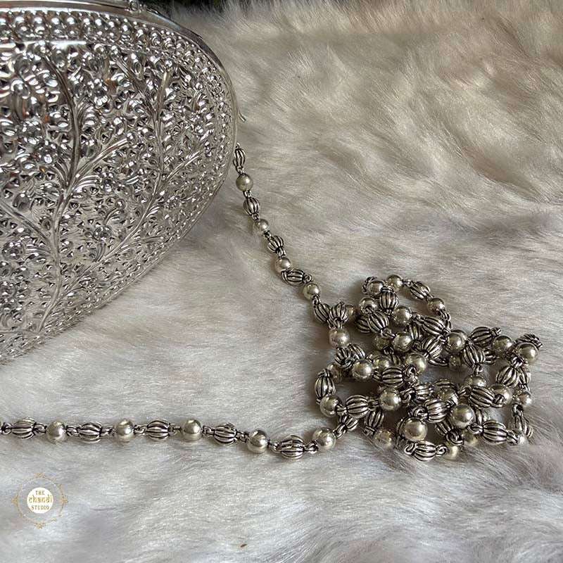 Sterling Silver Vintage Rajsi Garden Purse