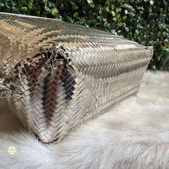 Sterling Silver Maharani Weave Silver Sling Purse