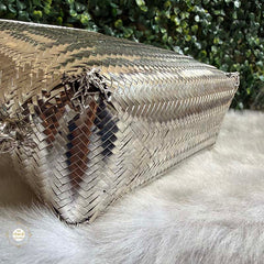 Sterling Silver Maharani Weave Silver Sling Purse