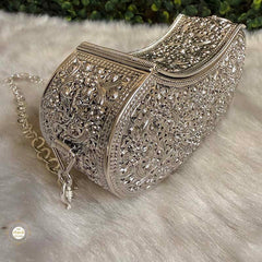 Sterling Silver Jashn Chitai Purse