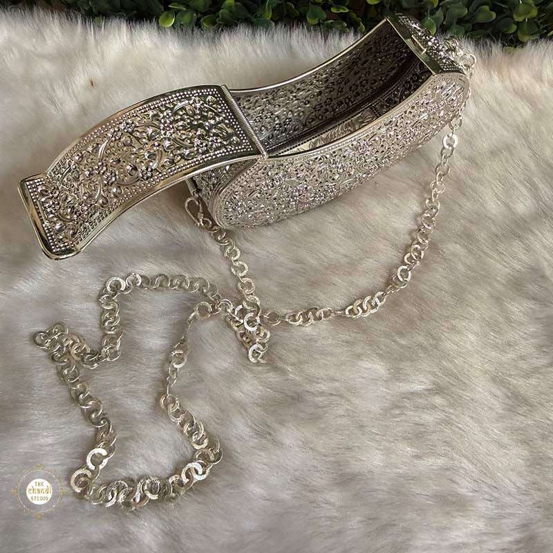 Sterling Silver Jashn Chitai Purse
