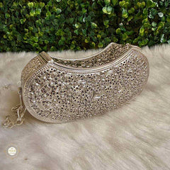 Sterling Silver Jashn Chitai Purse
