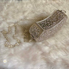 Sterling Silver Jashn Chitai Purse