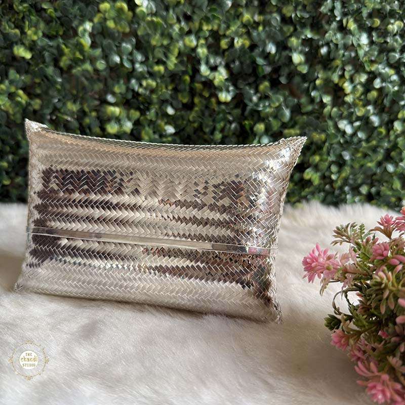 Sterling Silver Rajwada Chatai Box Purse