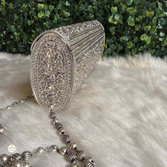 Sterling Silver Jashn Chitai Purse