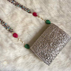 Sterling Silver Jashn Chitai Purse