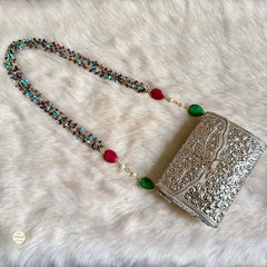 Sterling Silver Jashn Chitai Purse