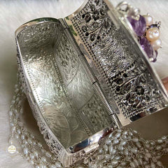 Sterling Silver Jashn Chitai Purse