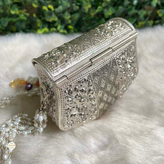 Sterling Silver Jashn Chitai Purse
