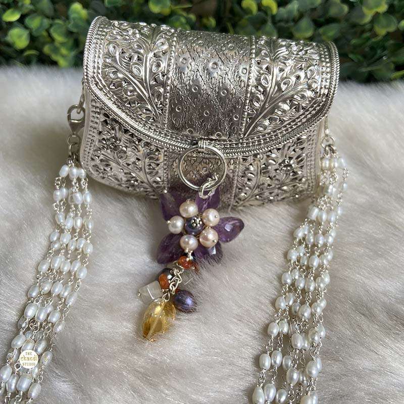 Sterling Silver Modern Maharani Mini purse