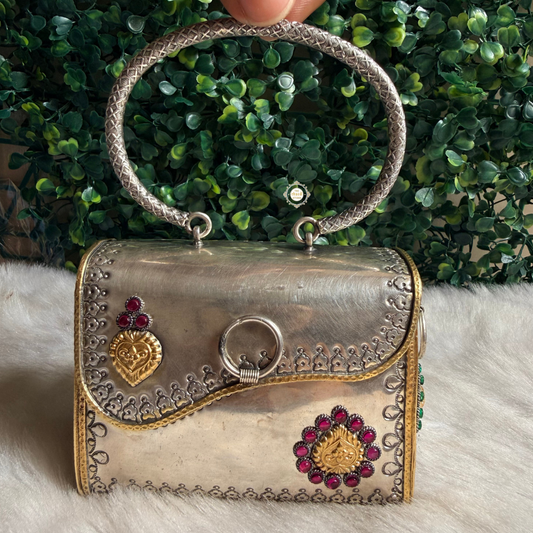Sterling Silver Jashn Mini Purse