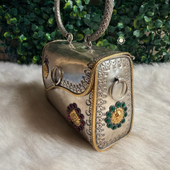 Sterling Silver Jashn Mini Purse