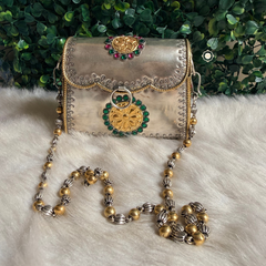 Sterling Silver Jashn Mini Purse