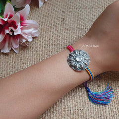 Sterling Silver Mutli Thread Rakhi