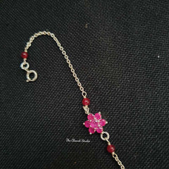 Mini Flower Bracelet (Pink)