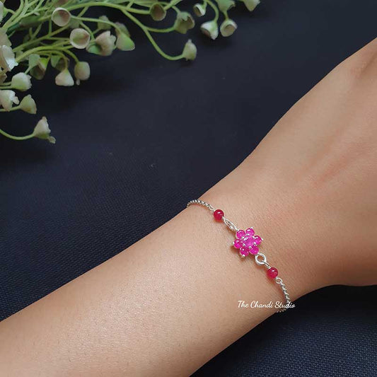 Mini Flower Bracelet (Pink)