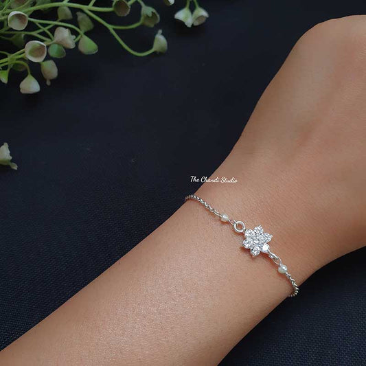 Mini Flower Bracelet (Swarovski)