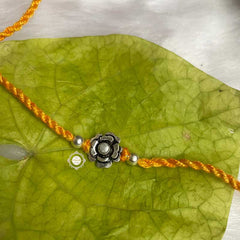 Sterling Silver 'Timeless Flower' Rakhi