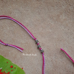 Sterling Silver Beads Rakhi