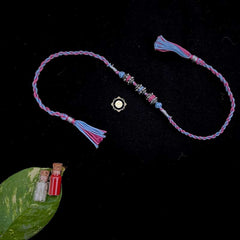 Sterling Silver Unbreakable Bond Beads Rakhi