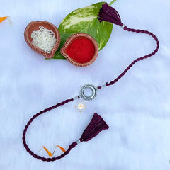 Sterling Silver Chakra Rakhi