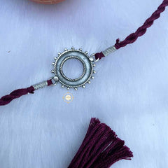 Sterling Silver Chakra Rakhi