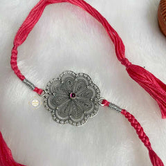 Sterling Silver Filigree Paradise Rakhi