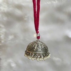 Sterling Silver Dreamy Floral Lumba Rakhi