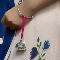 Sterling Silver Dreamy Floral Lumba Rakhi