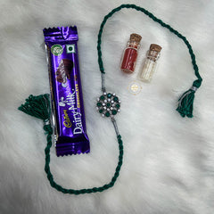 Timeless Paradise Rakhi (Green)