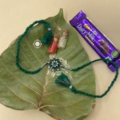 Timeless Paradise Rakhi (Green)