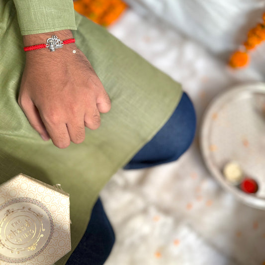 Sterling Silver Om Rakhi