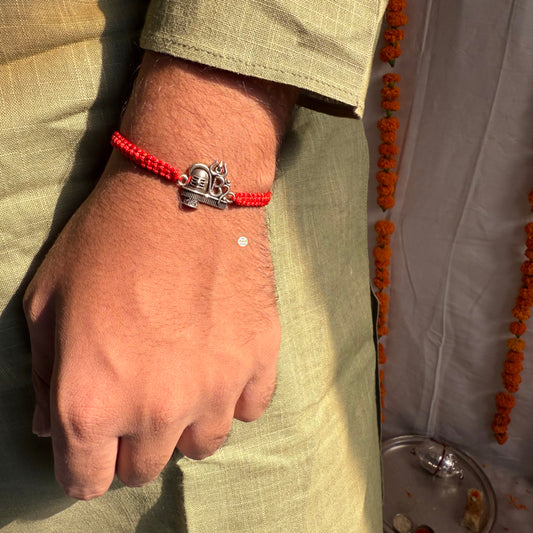 Sterling Silver Om Rakhi