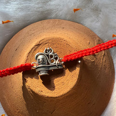 Sterling Silver Om Rakhi